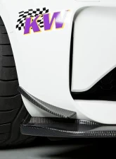 3D Design Carbon Fiber Bumper Canards Set BMW F87 M2 2015-2018                                     - 3102-28711 - Image 5