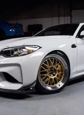 3D Design Carbon Fiber Bumper Canards Set BMW F87 M2 2015-2018                                     - 3102-28711 - Image 7