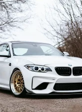 3D Design Carbon Fiber Bumper Canards Set BMW F87 M2 2015-2018                                     - 3102-28711 - Image 8