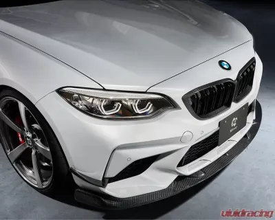 3D Design Carbon Fiber Bumper Canards Set BMW F87 M2 Competition 2019-2021 - 3102-28721