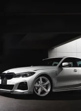 3D Design Carbon Fiber Under Splitter Set BMW G20 | G21 3-Series M-Sport 2019-2023                                     - 3102-32011 - Image 2