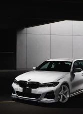 3D Design Carbon Fiber Under Splitter Set BMW G20 | G21 3-Series M-Sport 2019-2023                                     - 3102-32011 - Image 3