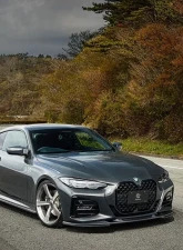 3D Design Carbon Fiber Under Splitters BMW G22 | G23 4-Series M-Sport 2020-2023                                     - 3102-32211 - Image 6