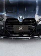 3D Design Carbon Fiber Front Under Splitter Set BMW M3 | M4 G80 | G82 2021-2025                                     - 3102-38212 - Image 8