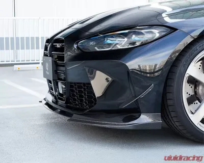 3D Design Carbon Fiber Bumper Canards BMW M3 | M4 G80 | G82 2021-2025 - 3102-38222