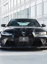 3D Design Carbon Fiber Bumper Canards BMW M3 | M4 G80 | G82 2021-2025                                     - 3102-38222 - Image 7