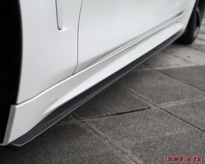 3D Design Carbon Fiber Side Skirt Set BMW F32 4-Series M-Sport 2014-2019 - 3104-23211
