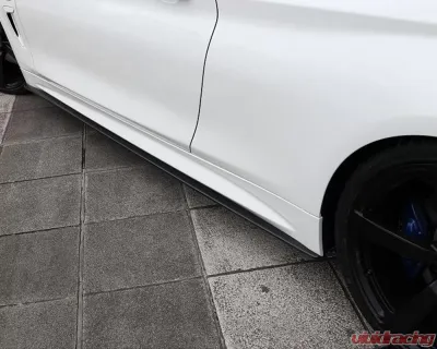 3D Design Carbon Fiber Side Skirt Set BMW F32 4-Series M-Sport 2014-2019 - 3104-23211