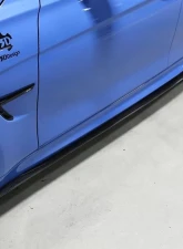 3D Design Carbon Fiber Side Skirt Set BMW F80 M3 2015-2018                                     - 3104-28011 - Image 2