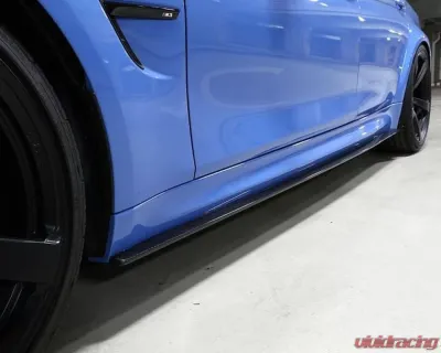 3D Design Carbon Fiber Side Skirt Set BMW F80 M3 2015-2018 - 3104-28011