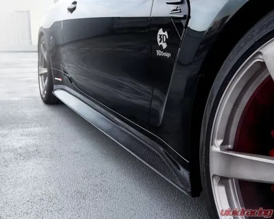 3D Design Carbon Fiber Side Skirt Set - 3104-38212