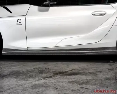 3D Design Carbon Fiber Side Skirt Set - 3104-62911