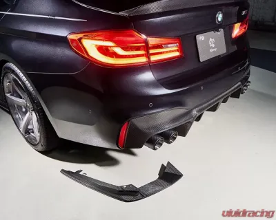 3D Design Carbon Fiber Rear Under Splitter Set - 3106-29011