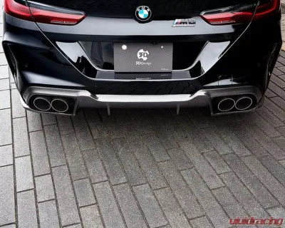 3D Design Carbon Fiber Rear Diffuser Under Splitters - 3106-29311
