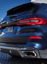 3D Design Carbon Fiber Rear Diffuser Side Extension Set BMW X5 M 2019-2023 | X5 2020-2023                                     - 3106-30512 - Image 5