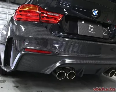 3D Design Full Carbon Fiber Rear Bumper BMW F82 | F83 M4 2015-2020 - 3107-28211