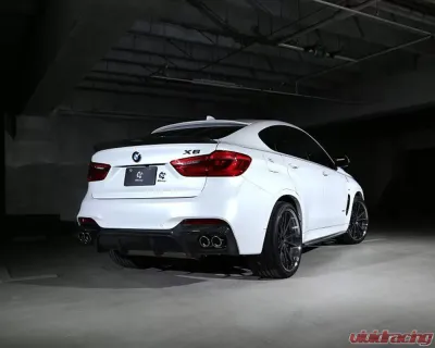 3D Design Carbon Fiber Rear Diffuser BMW F16 X6 M-Sport 2015-2018 - 3108-21611