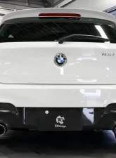 3D Design Carbon Fiber Rear Diffuser BMW F20 1-Series M-Sport 2012-2018                                     - 3108-22011 - Image 5