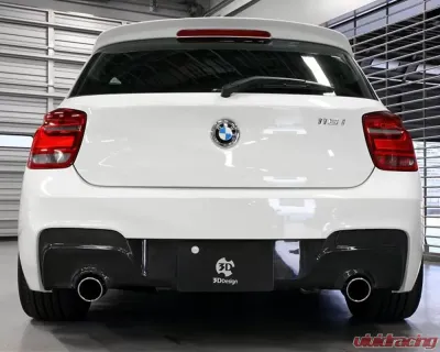 3D Design Carbon Fiber Rear Diffuser BMW F20 1-Series M-Sport 2012-2018 - 3108-22011