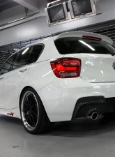 3D Design Carbon Fiber Rear Diffuser BMW F20 1-Series M-Sport 2012-2018                                     - 3108-22011 - Image 4