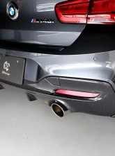3D Design Carbon Fiber Rear Diffuser BMW F20 1-Series LCI M-Sport 2012-2018                                     - 3108-22021 - Image 2