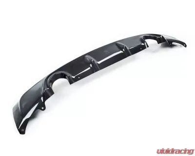 3D Design 2-Tip Exhausts Carbon Fiber Rear Diffuser BMW F22 2-Series M-Sport 2014-2018 - 3108-22211