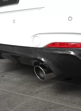 3D Design 2-Tip Exhausts Carbon Fiber Rear Diffuser BMW F22 2-Series M-Sport 2014-2018                                     - 3108-22211 - Image 5