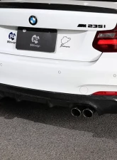 3D Design 4-Tip Exhausts Carbon Fiber Rear Diffuser BMW F22 2-Series M-Sport 2014-2018                                     - 3108-22221 - Image 4