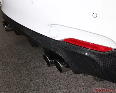 3D Design 4-Tip Exhausts Carbon Fiber Rear Diffuser BMW F22 2-Series M-Sport 2014-2018 - 3108-22221