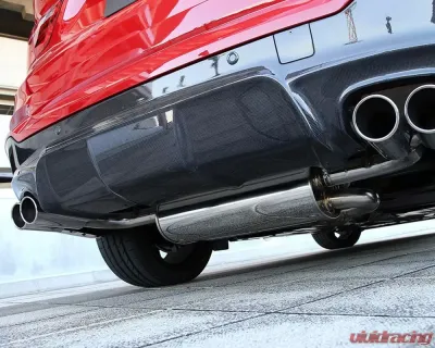 3D Design 4-Tip Exhausts Carbon Fiber Rear Diffuser BMW F26 X4 M-Sport 2013-2018 - 3108-22621