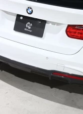 3D Design 2-Tip Exhausts Carbon Fiber Rear Diffuser                                     - 3108-23011 - Image 3