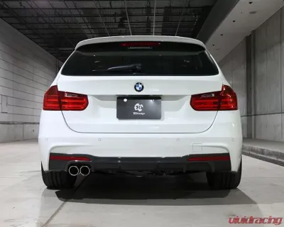 3D Design 2-Tip Exhausts Carbon Fiber Rear Diffuser - 3108-23011