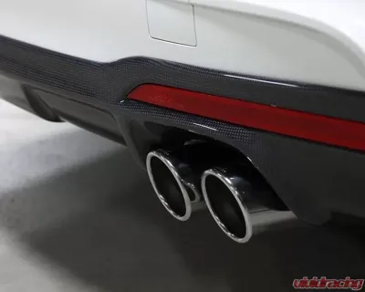 3D Design 4-Tip Exhausts Carbon Fiber Rear Diffuser - 3108-23041