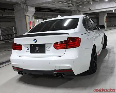 3D Design 4-Tip Exhausts Carbon Fiber Rear Diffuser - 3108-23041
