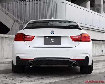 3D Design 2-Tip Exhausts Carbon Fiber Rear Diffuser BMW F32 | F36 4-Series M-Sport 2016-2019 - 3108-23231