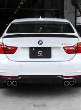 3D Design 4-Tip Exhausts Carbon Fiber Rear Diffuser BMW F32 | F36 4-series M-Sport 420i | 428i 2016-2019                                     - 3108-23241 - Image 4