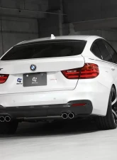 3D Design 4-Tip Exhausts Carbon Fiber Rear Diffuser                                     - 3108-23431 - Image 2