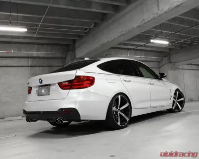 3D Design 4-Tip Exhausts Carbon Fiber Rear Diffuser - 3108-23431