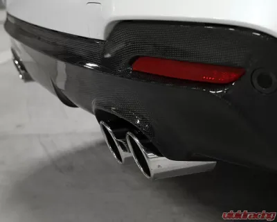 3D Design 4-Tip Exhausts Carbon Fiber Rear Diffuser - 3108-23431