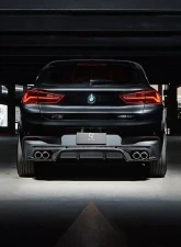 3D Design Carbon Fiber Rear Diffuser Quad Set BMW F39 X2 M-Sport 2018-2023                                     - 3108-23911 - Image 3