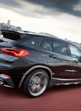 3D Design Carbon Fiber Rear Diffuser Quad Set BMW F39 X2 M-Sport 2018-2023                                     - 3108-23911 - Image 4