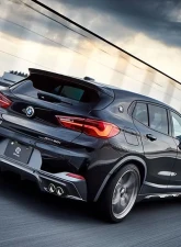 3D Design Carbon Fiber Rear Diffuser Quad Set BMW F39 X2 M-Sport 2018-2023                                     - 3108-23911 - Image 5