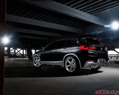 3D Design Carbon Fiber Rear Diffuser Quad Set BMW F39 X2 M-Sport 2018-2023 - 3108-23911