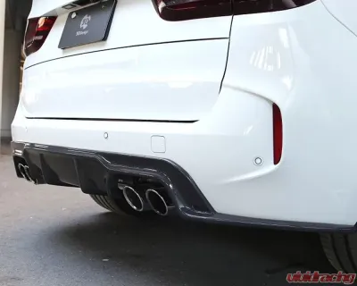 3D Design Carbon Fiber Rear Diffuser BMW F85 X5M 2016-2019 - 3108-28511