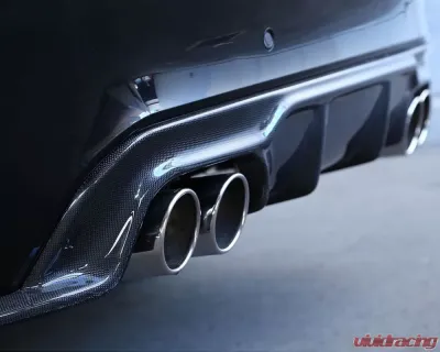 3D Design Carbon Fiber Rear Diffuser BMW F86 X6M 2015-2018 - 3108-28611