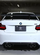 3D Design Type 1 Carbon Fiber Rear Diffuser BMW F87 M2 | F87 M2 Competition 2019+                                     - 3108-28711 - Image 7