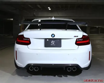3D Design Type 1 Carbon Fiber Rear Diffuser BMW F87 M2 | F87 M2 Competition 2019+ - 3108-28711