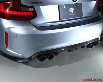 3D Design Type 2 Carbon Fiber Rear Diffuser BMW F87 M2 | F87 M2 Competition 2019+ - 3108-28721