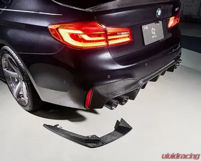 3D Design Carbon Fiber Rear Diffuser BMW F90 M5 2018-2023 - 3108-29011