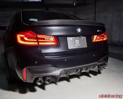 3D Design Carbon Fiber Rear Diffuser BMW F90 M5 2018-2023 - 3108-29011